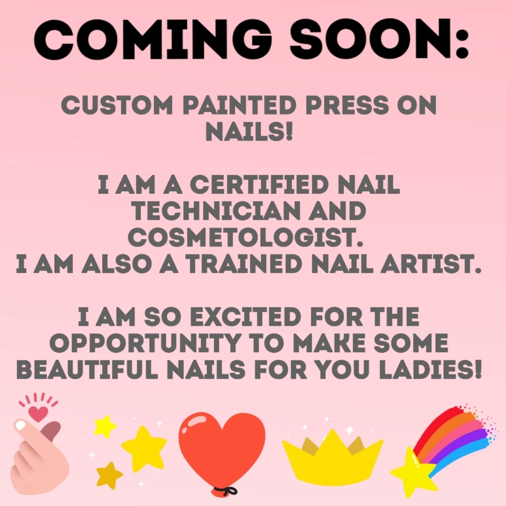 ❤ CUSTOM PRESS ON NAILS - SOON